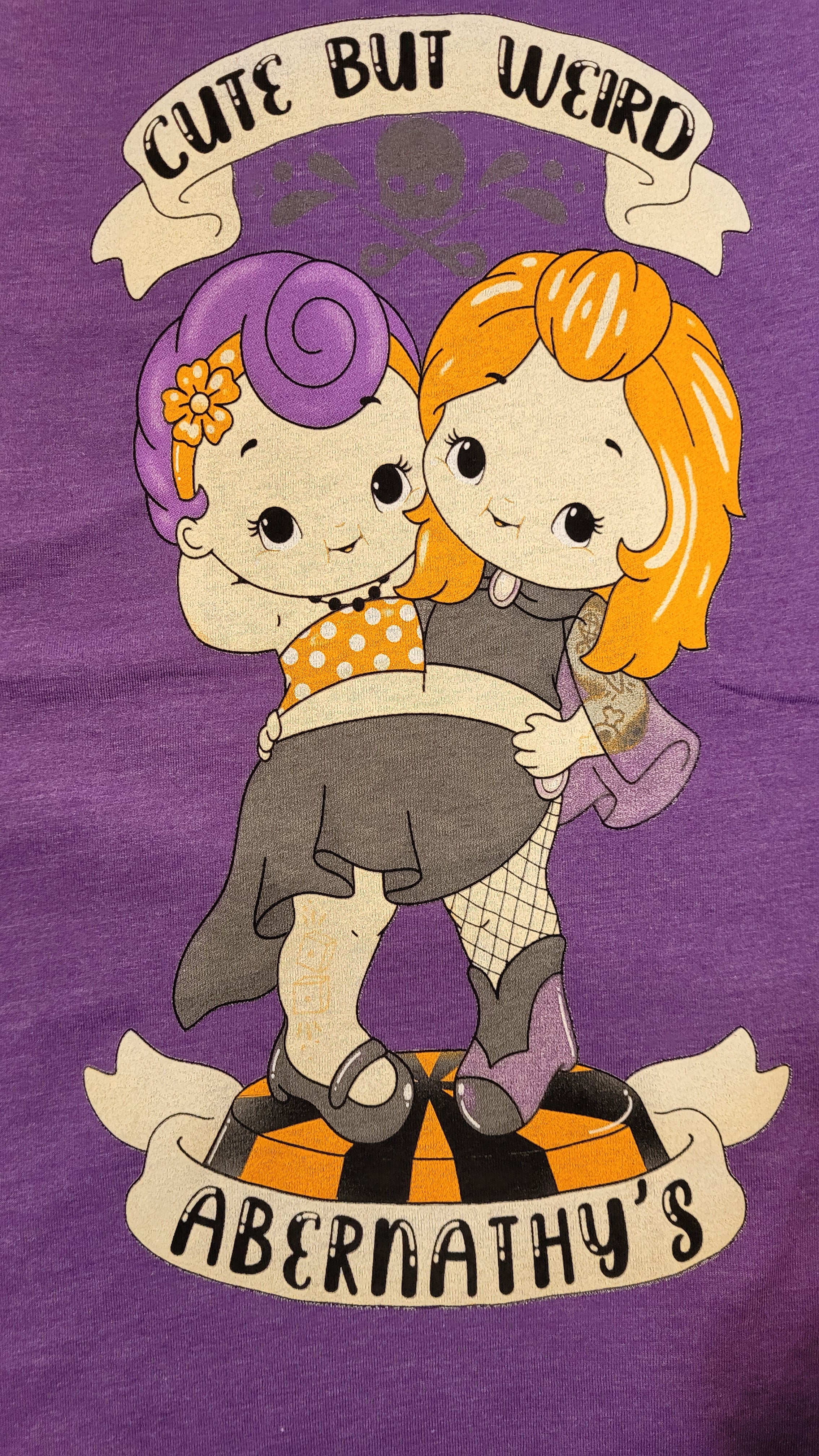 Abernathy's Cute But Weird Purple Women's T-Shirt - Image 3