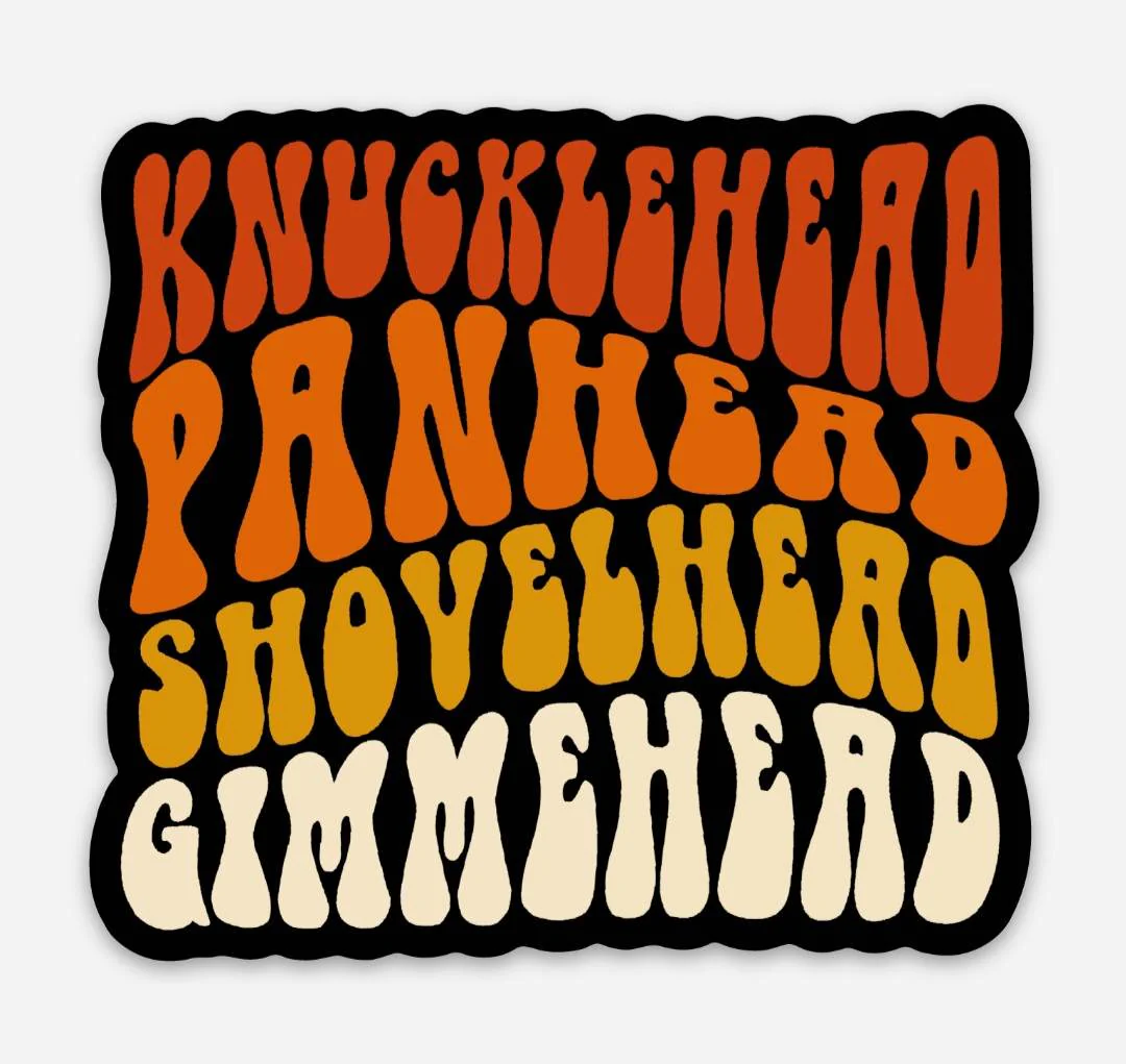 Unforgiven Harley Gimmehead Sticker - Image 2