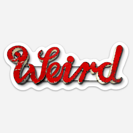 Abernathy's Weird Vinyl Sticker - Image 3