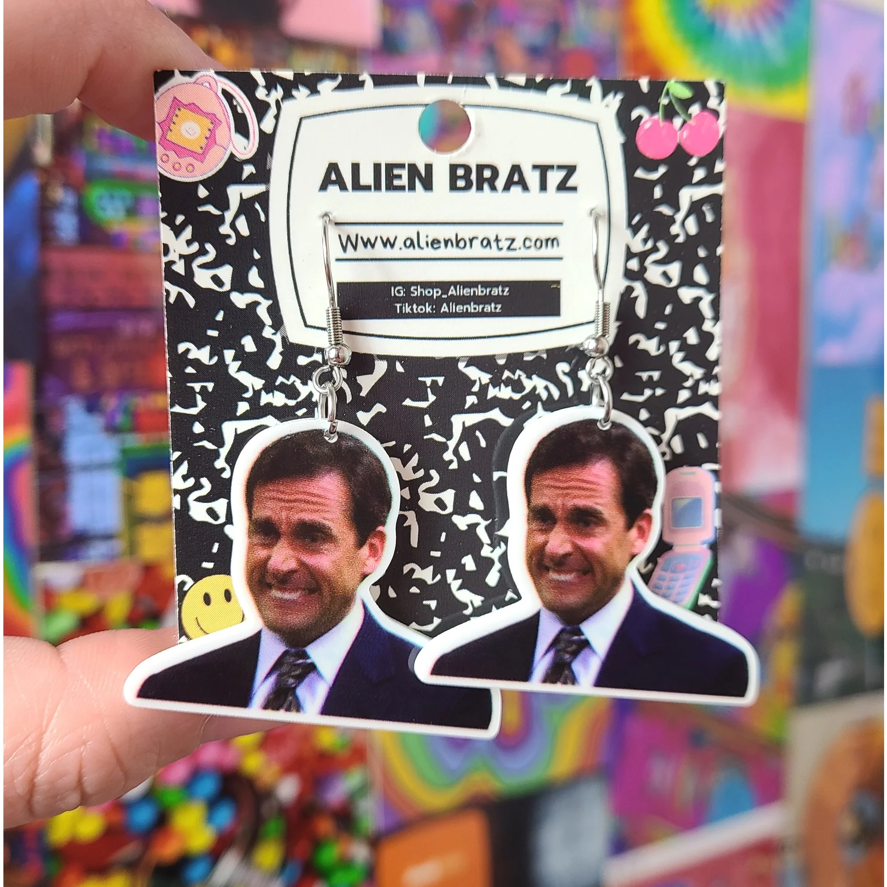 Alien Bratz 'Michael Scott' Earrings