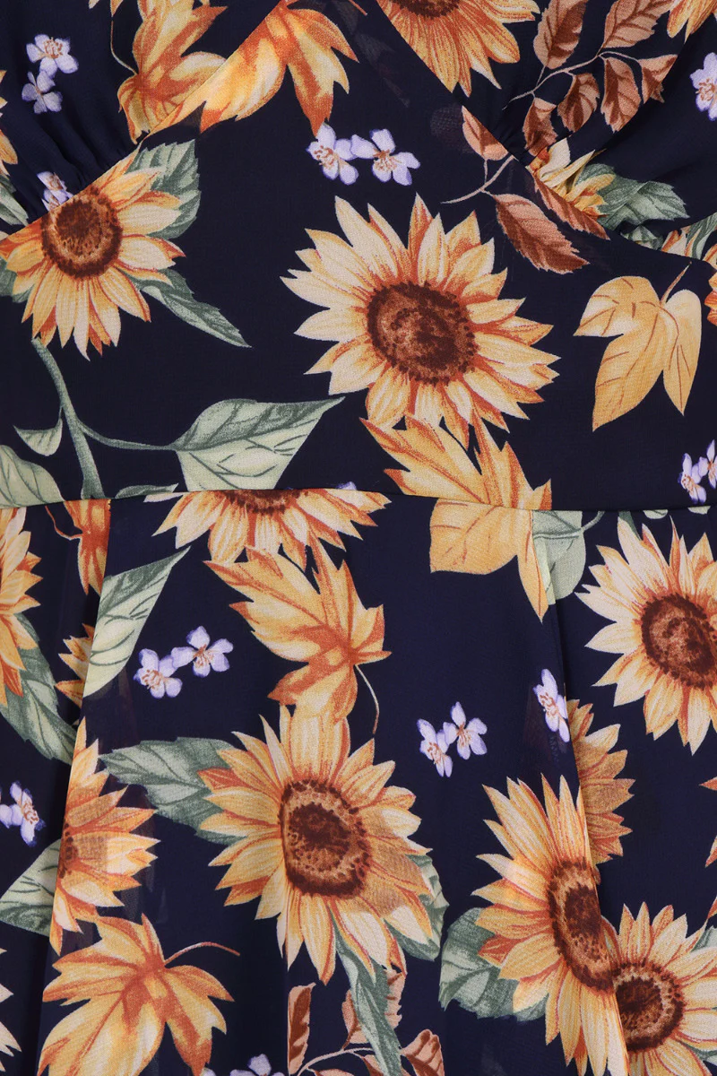 Hell Bunny Sunflower Mini Dress - Image 6