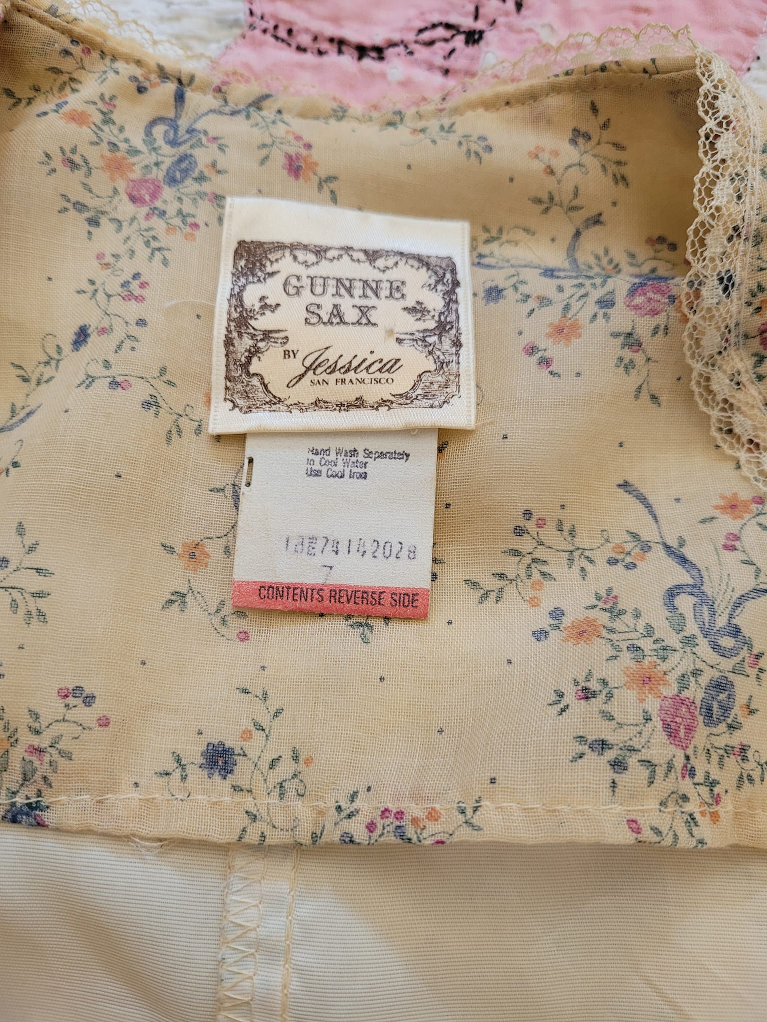 Gunne Sax 70s Tan Top and Skirt Set - Image 12