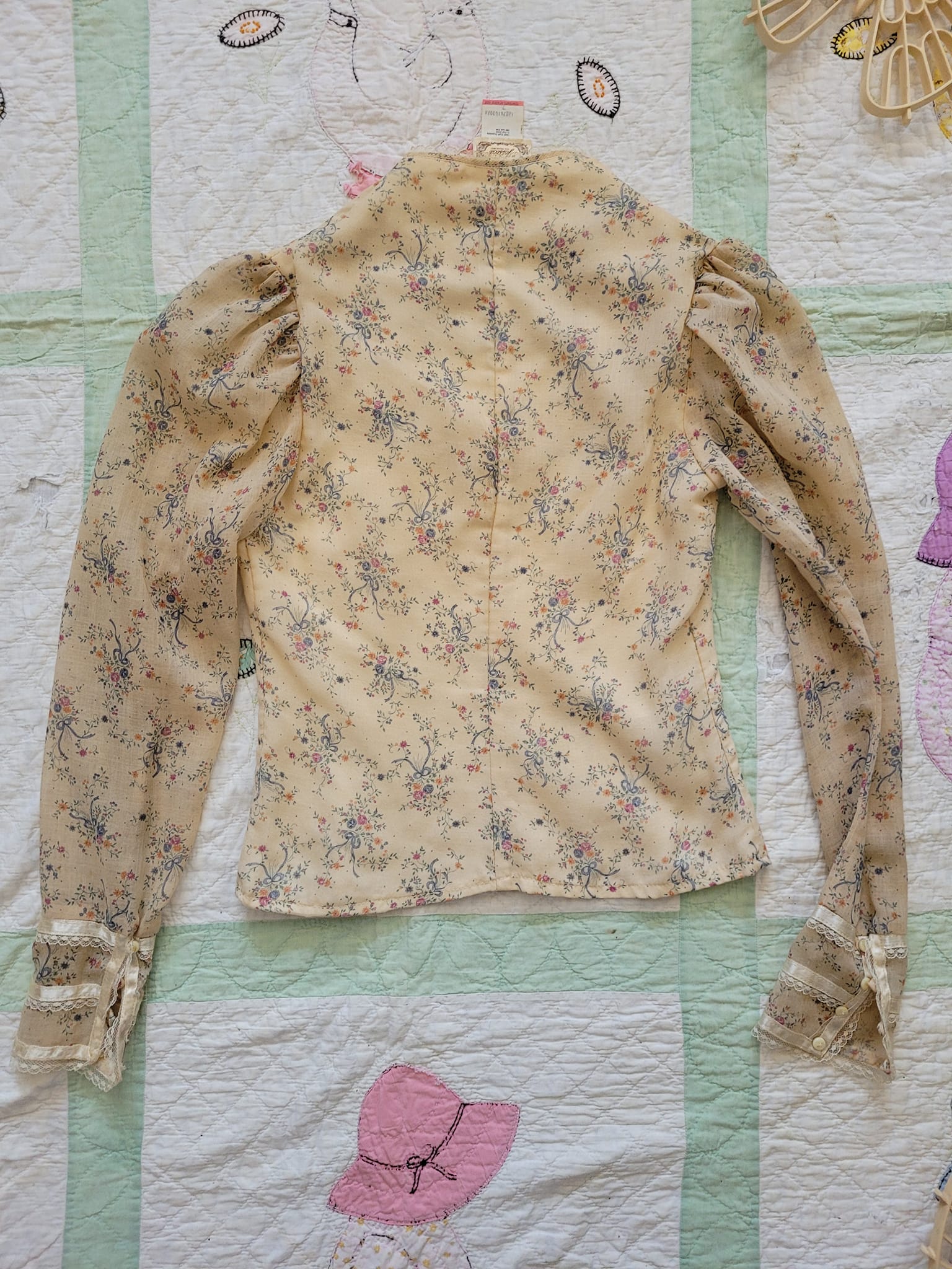 Gunne Sax 70s Tan Top and Skirt Set - Image 13