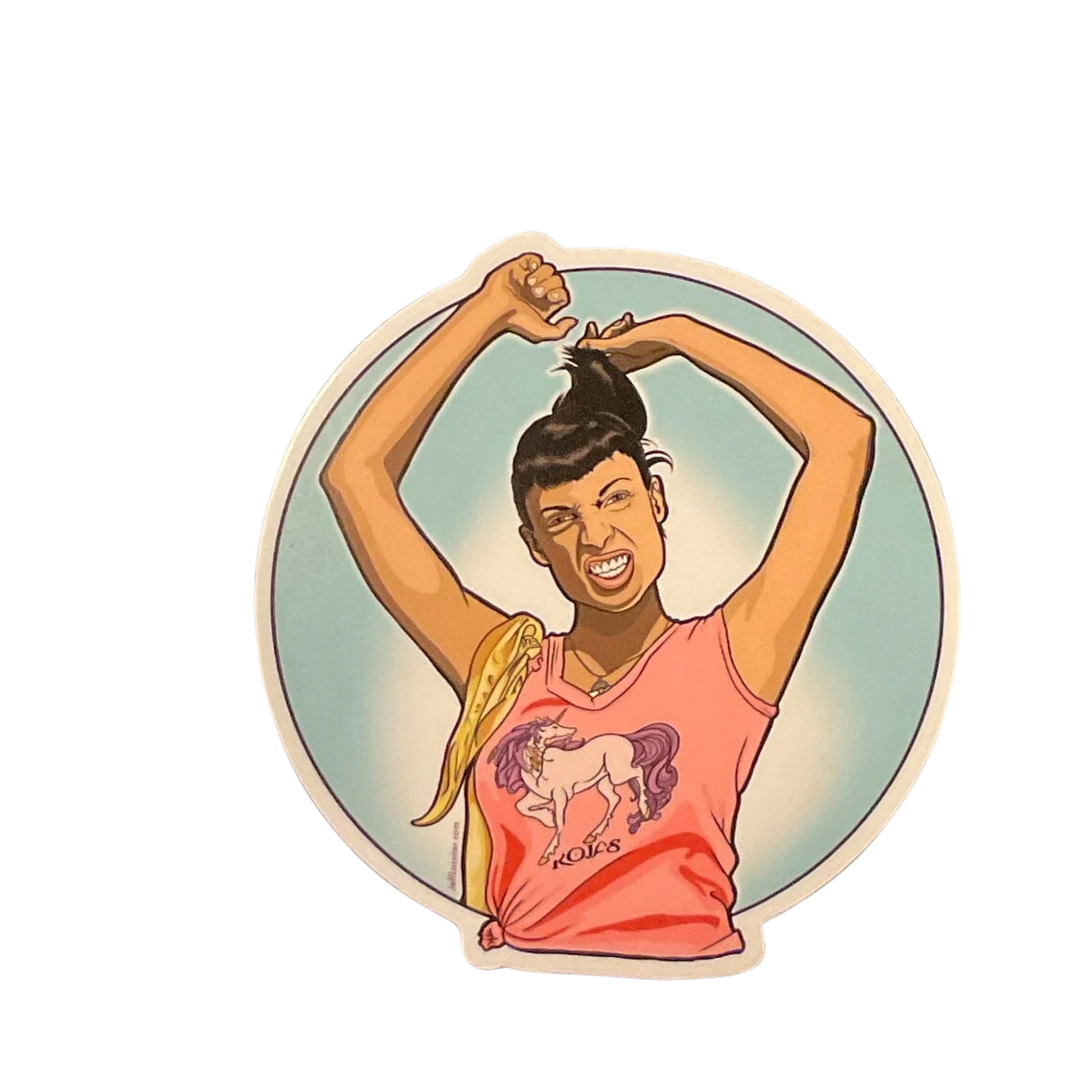 Jeff Lassiter Abernathy Death Proof Vinyl Sticker - Image 3