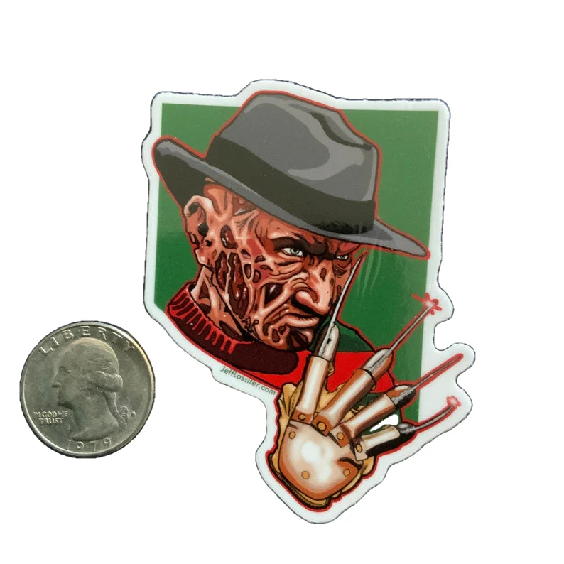 Jeff Lassiter Freddy Krueger Sticker - Image 3