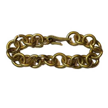 Handmade Brass Chain Bracelet - Image 4