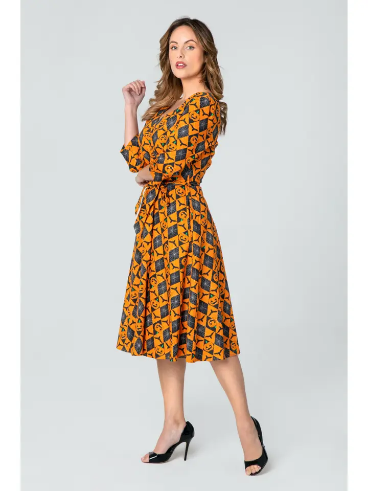 Miss Lulo Pamela Swing Dress with Pockets - Image 4