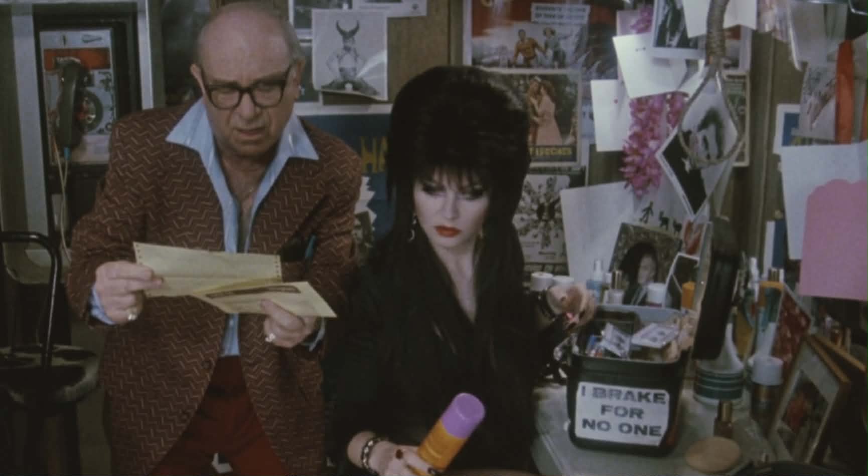 Raised By Movies Elvira Mistress of the Dark 'I brake for no one' sticker - Image 4