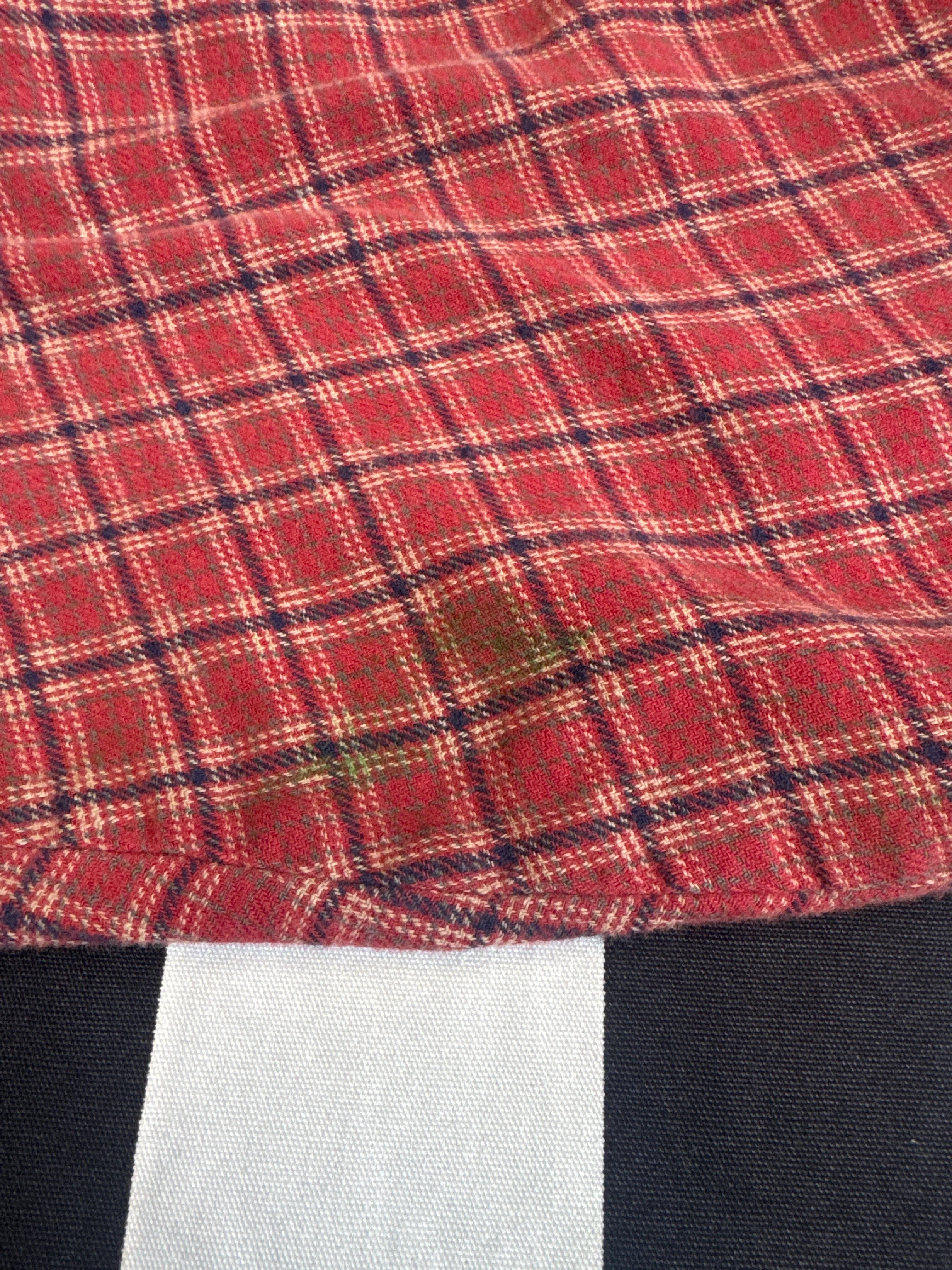 Red's Retro Chevy Heat Transfer Red Flannel - Image 5