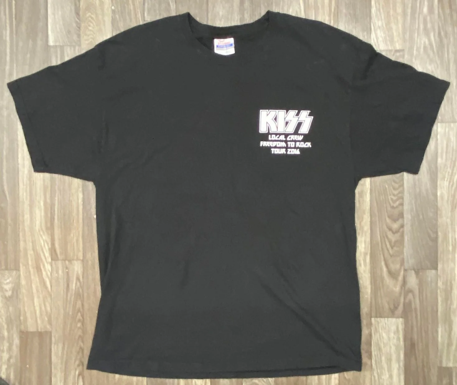 Vintage KISS Local Crew Tshirt - Image 3