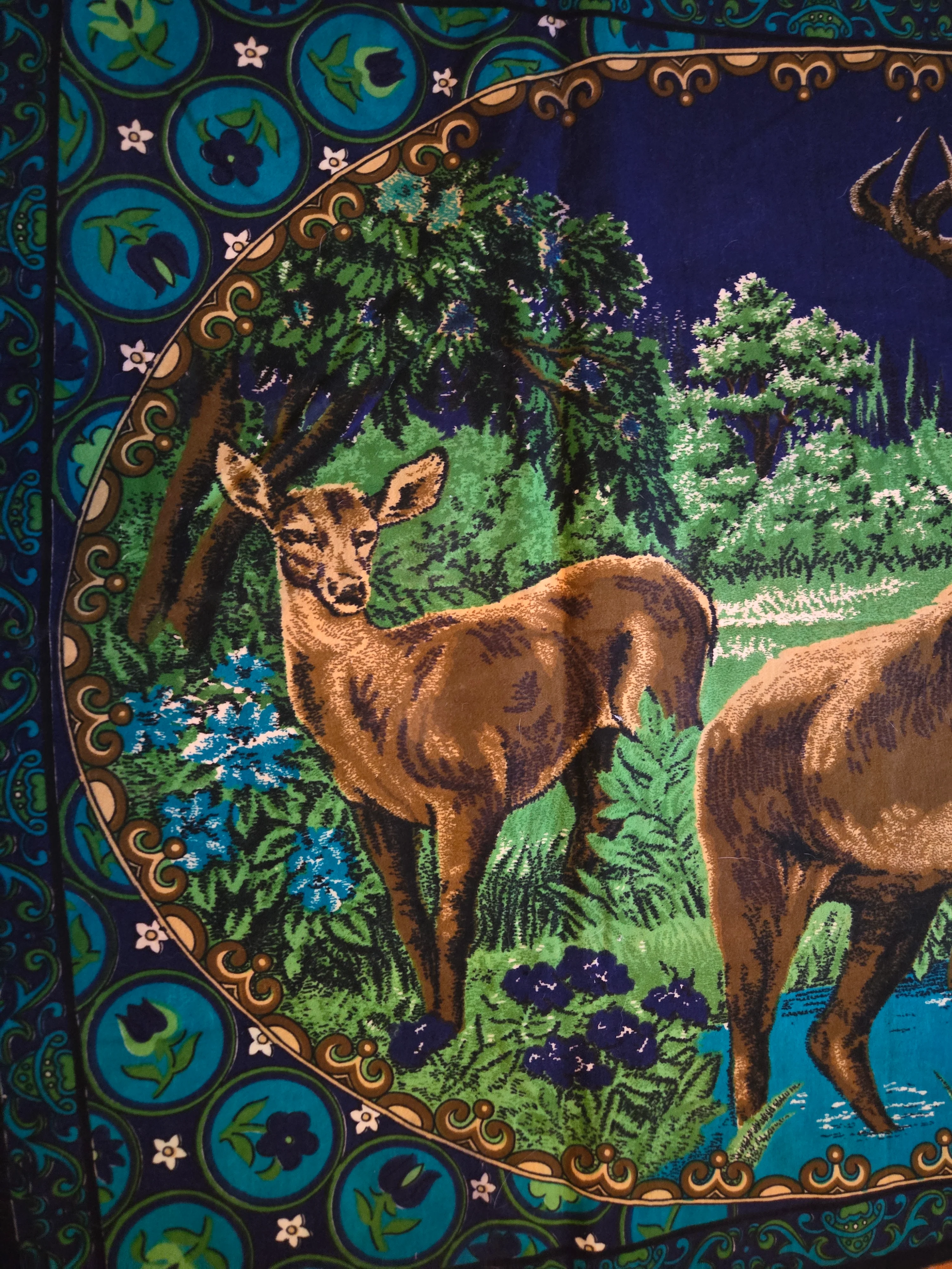 Vintage Elk Tapestry - Image 4