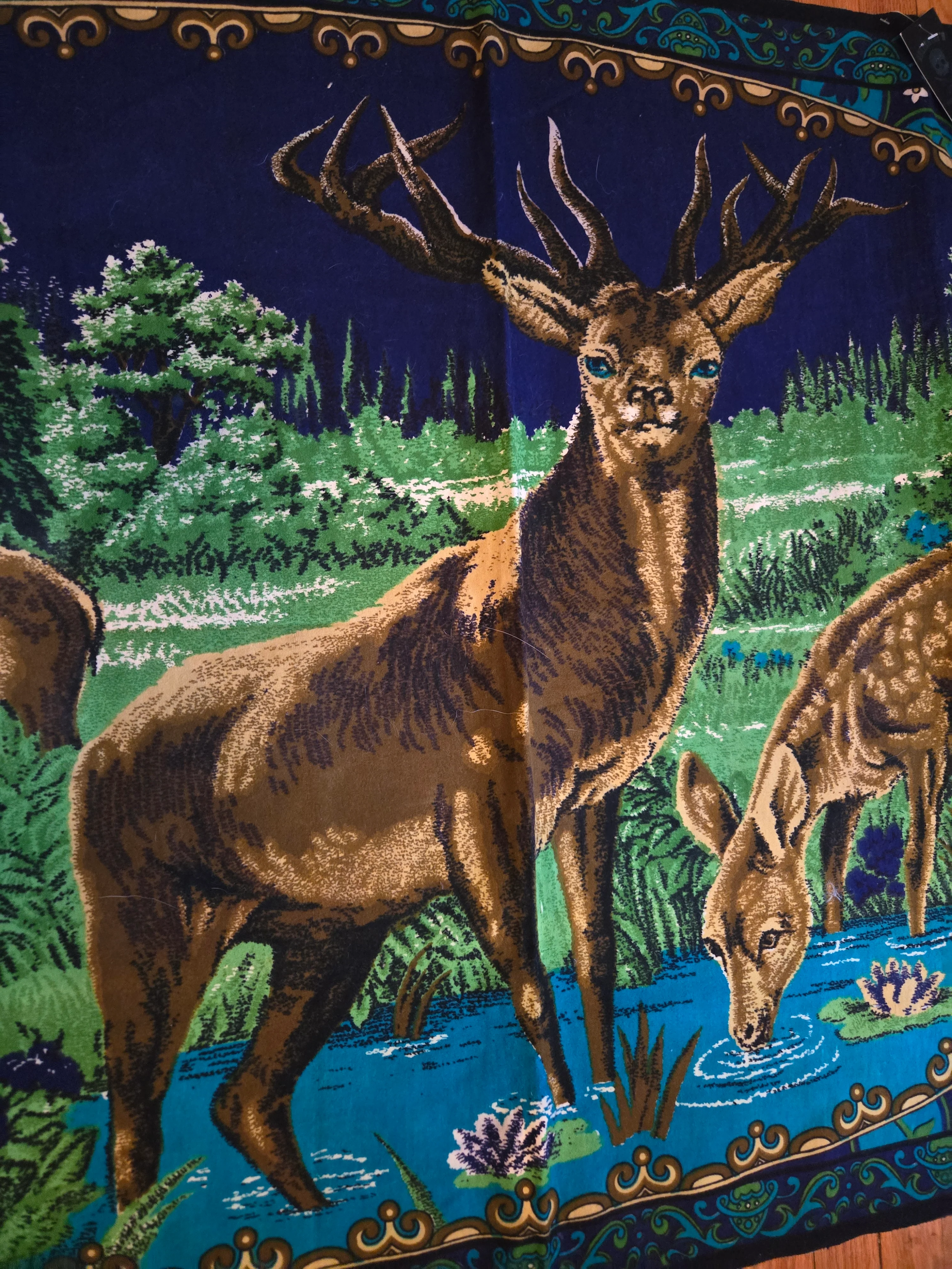 Vintage Elk Tapestry - Image 5