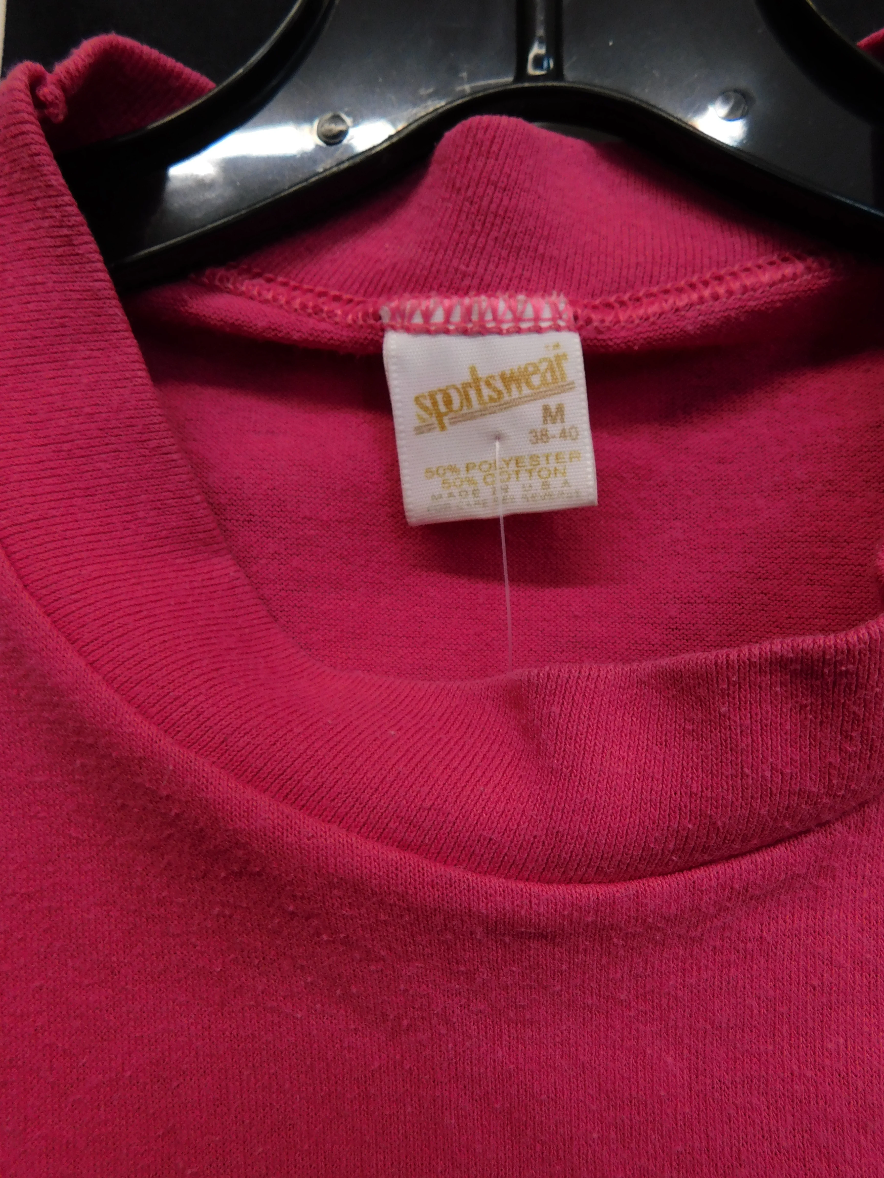 Vintage 1980's Hot Pink Elder Garden Tank - Image 4