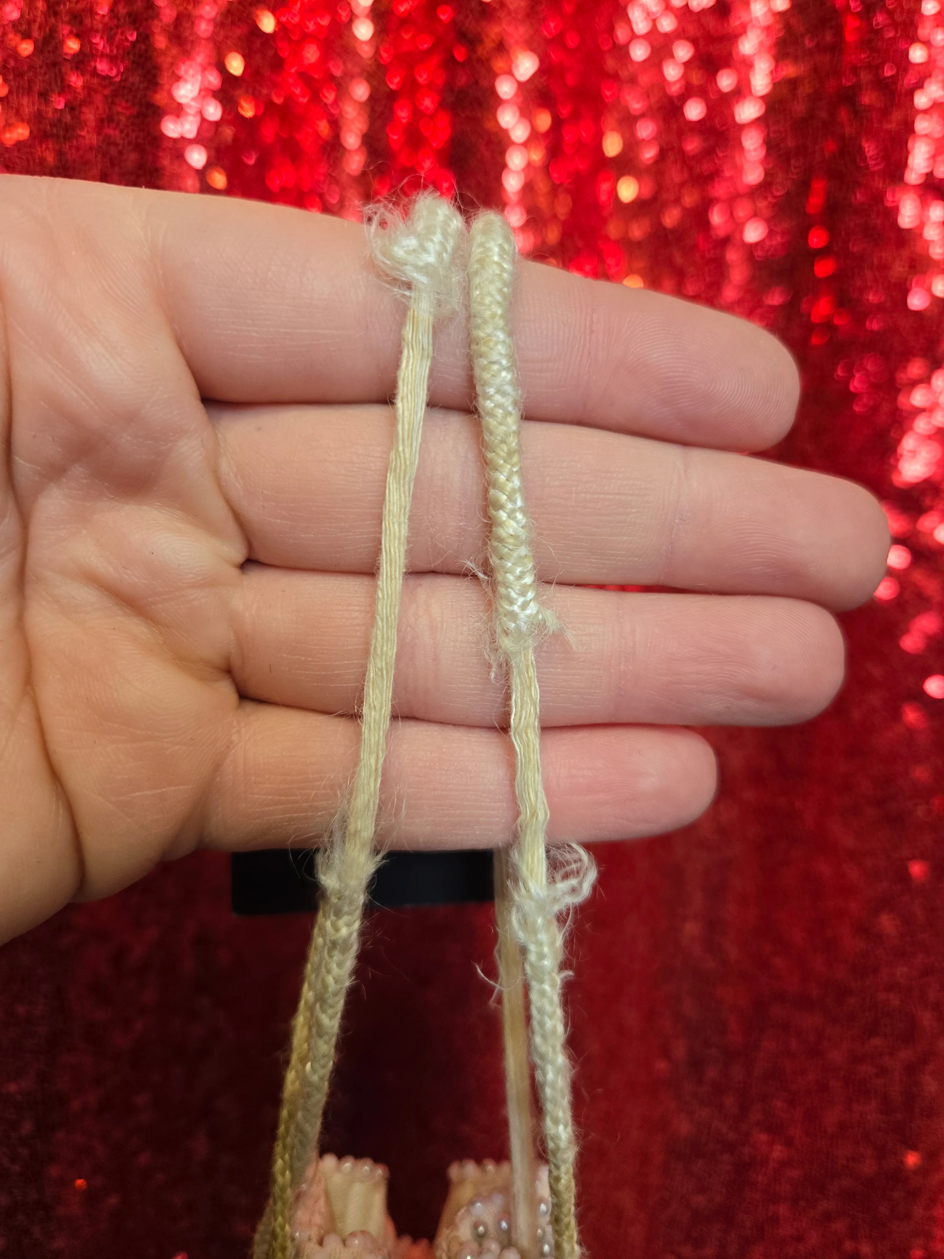 Vintage Golden Name Draw string pouch bag - Image 3