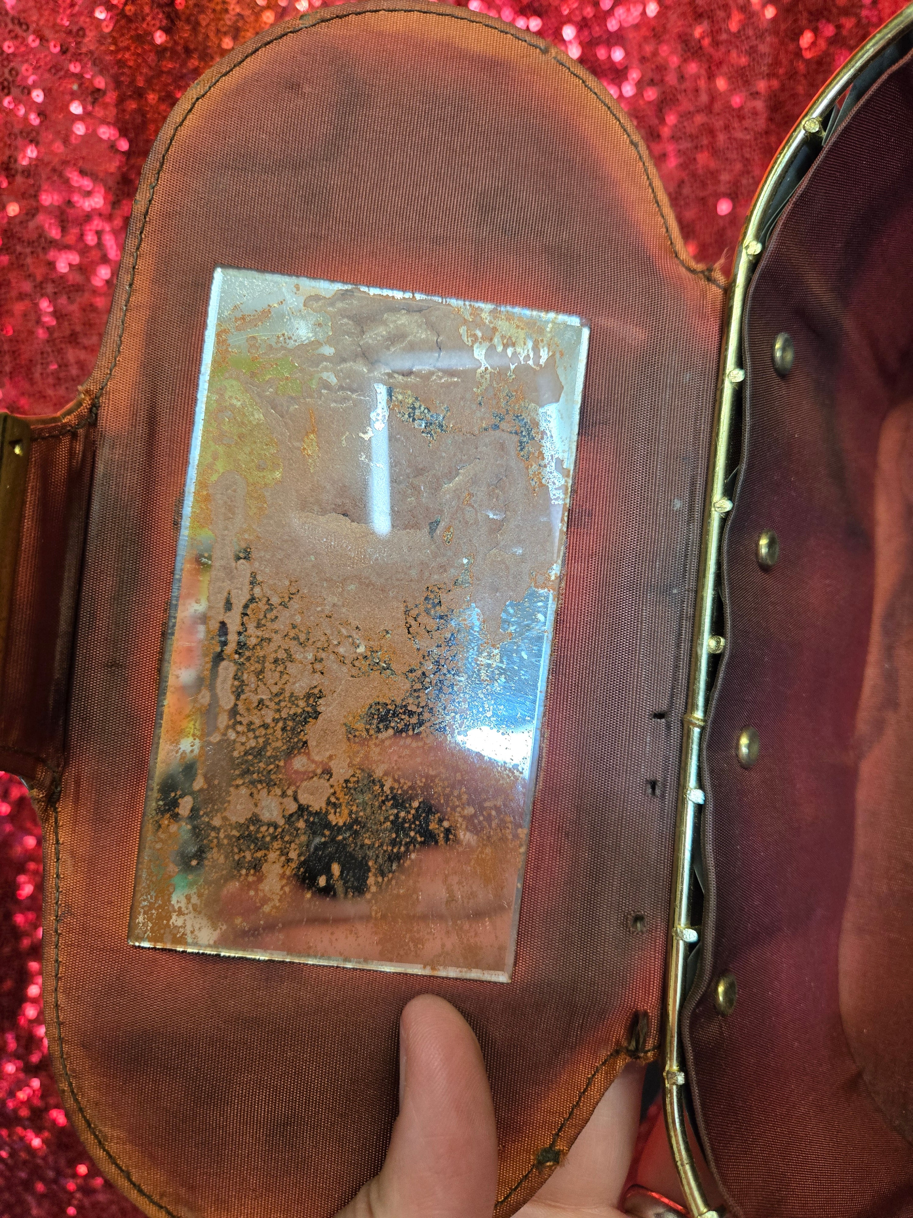 Vintage Vinyl and Aluminum Box Bag - Image 6